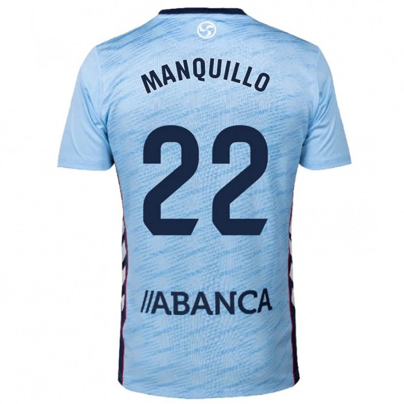 Danxen Męski Javier Manquillo #22 Błękitno-Czerwony Domowa Koszulka 2025/26 Koszulki Klubowe