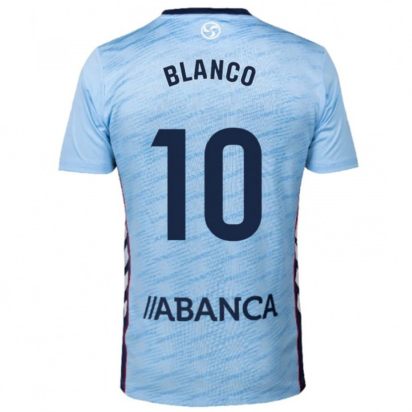 Danxen Męski Raul Blanco #10 Błękitno-Czerwony Domowa Koszulka 2025/26 Koszulki Klubowe