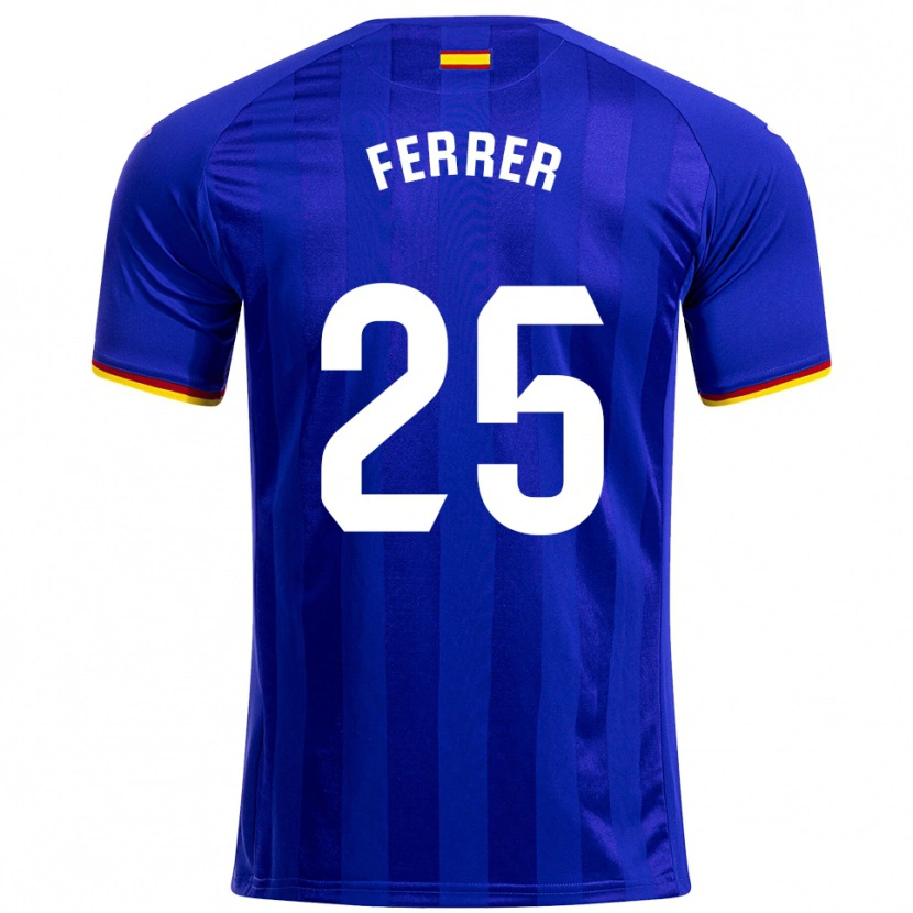 Danxen Męski Diego Ferrer #25 Niebiesko-Czerwono-Żółty Domowa Koszulka 2025/26 Koszulki Klubowe