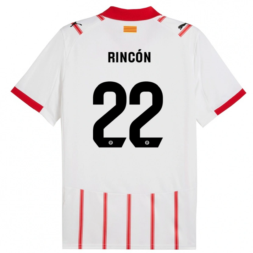Danxen Męski Hugo Rincón #22 Biało-Czerwony Domowa Koszulka 2025/26 Koszulki Klubowe