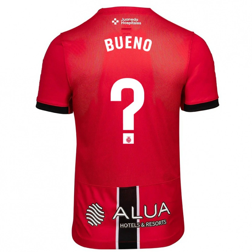 Danxen Męski Antonio Bueno #0 Czerwono-Czarny Domowa Koszulka 2025/26 Koszulki Klubowe