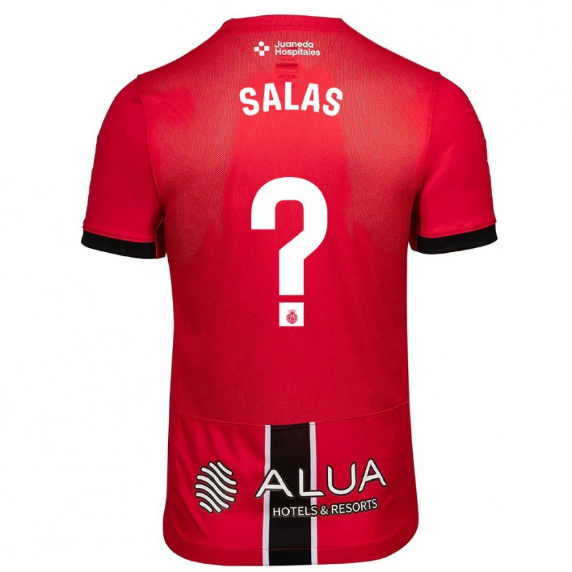 Danxen Męski Gabriel Salas #0 Czerwono-Czarny Domowa Koszulka 2025/26 Koszulki Klubowe
