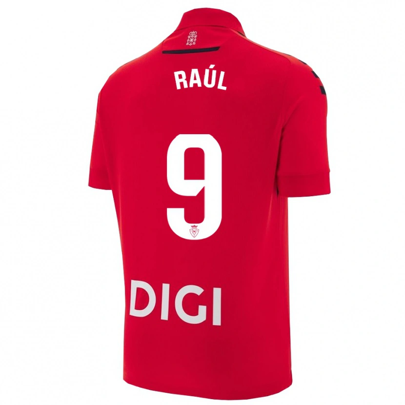 Danxen Męski Raúl García #9 Czerwono-Czarny Domowa Koszulka 2025/26 Koszulki Klubowe