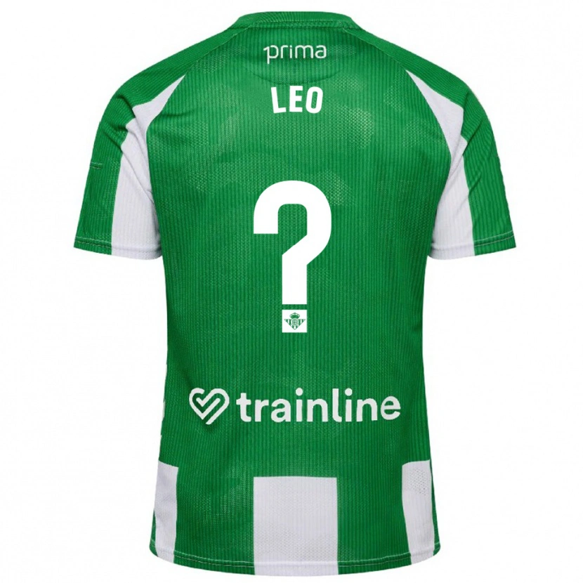 Danxen Męski Leo Vázquez #0 Zielono-Biały Domowa Koszulka 2025/26 Koszulki Klubowe