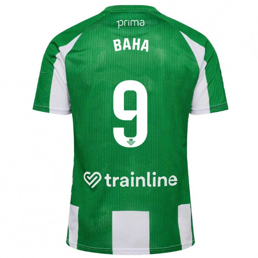 Danxen Męski Ziyad Baha #9 Zielono-Biały Domowa Koszulka 2025/26 Koszulki Klubowe