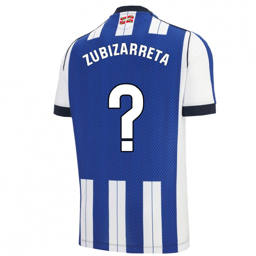 Danxen Męski Pablo Zubizarreta #0 Niebiesko-Biały Domowa Koszulka 2025/26 Koszulki Klubowe