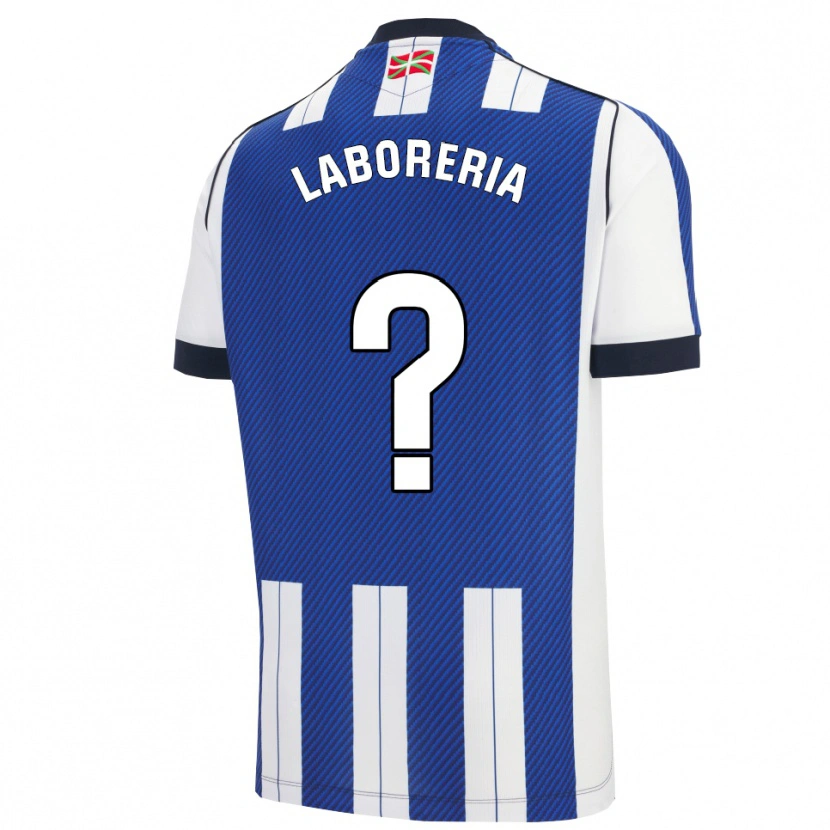 Danxen Męski Marc Laborería #0 Niebiesko-Biały Domowa Koszulka 2025/26 Koszulki Klubowe