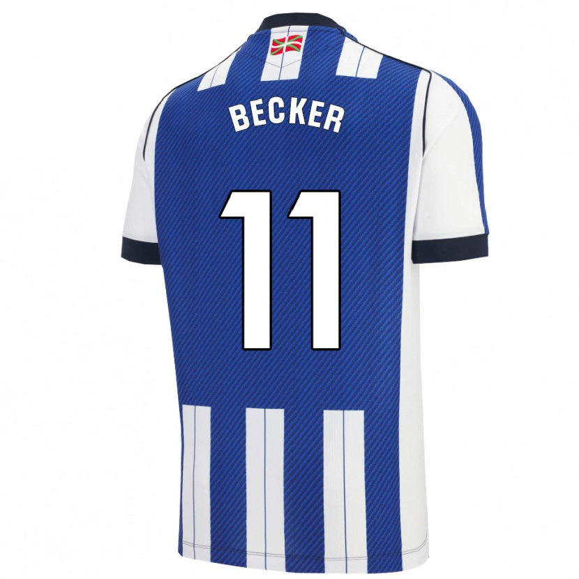 Danxen Męski Sheraldo Becker #11 Niebiesko-Biały Domowa Koszulka 2025/26 Koszulki Klubowe