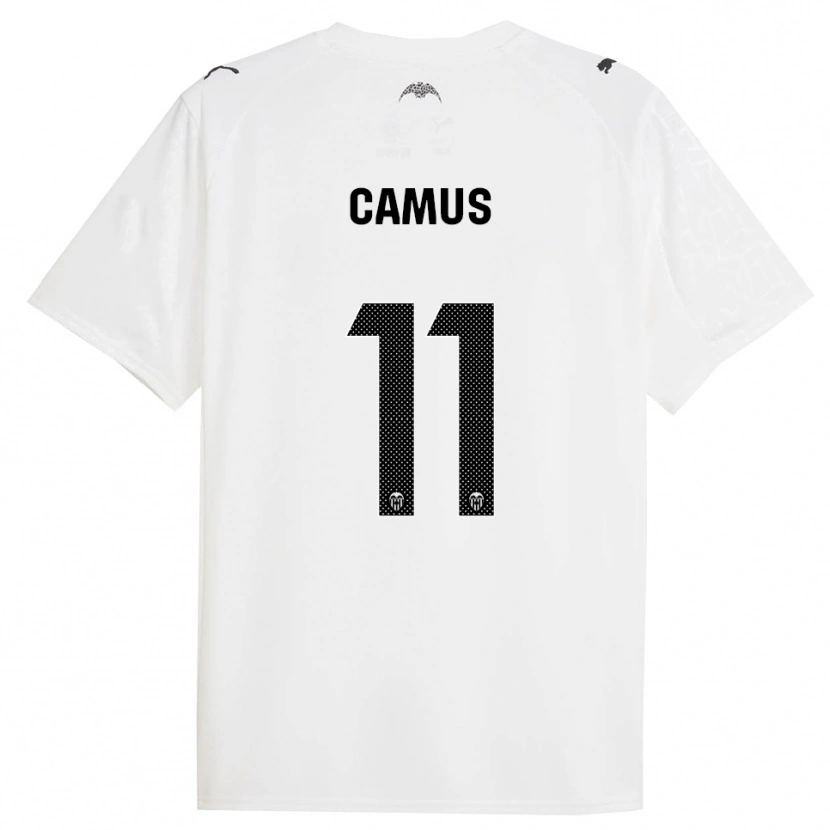 Danxen Męski Marco Camus #11 Biało-Czarny Domowa Koszulka 2025/26 Koszulki Klubowe