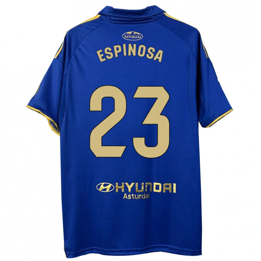 Danxen Męski Diego Espinosa #23 Niebiesko-Złoty Domowa Koszulka 2025/26 Koszulki Klubowe