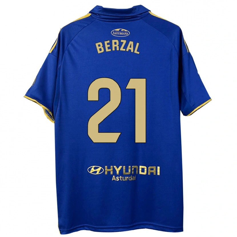 Danxen Męski Guille Berzal #21 Niebiesko-Złoty Domowa Koszulka 2025/26 Koszulki Klubowe