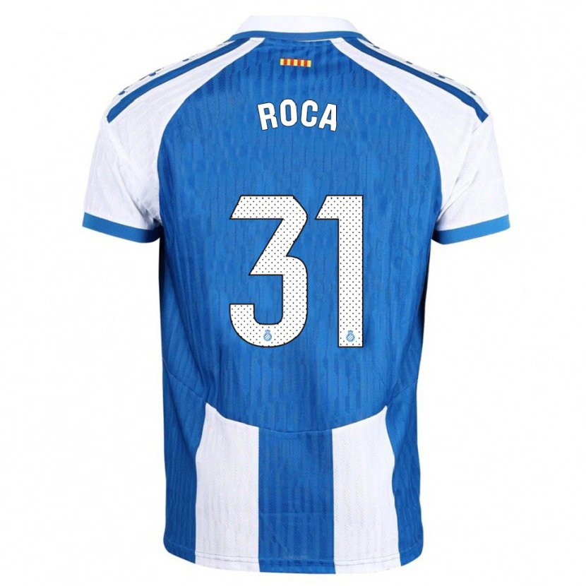 Danxen Męski Antoniu Roca #31 Niebiesko-Biały Domowa Koszulka 2025/26 Koszulki Klubowe