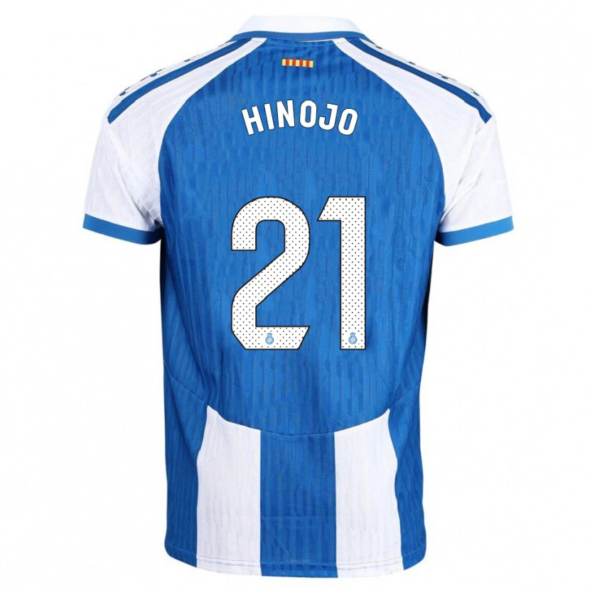 Danxen Męski Roger Hinojo #21 Niebiesko-Biały Domowa Koszulka 2025/26 Koszulki Klubowe