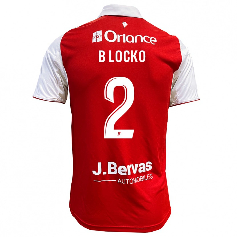 Danxen Męski Bradley Locko #2 Czerwono-Biały Domowa Koszulka 2025/26 Koszulki Klubowe