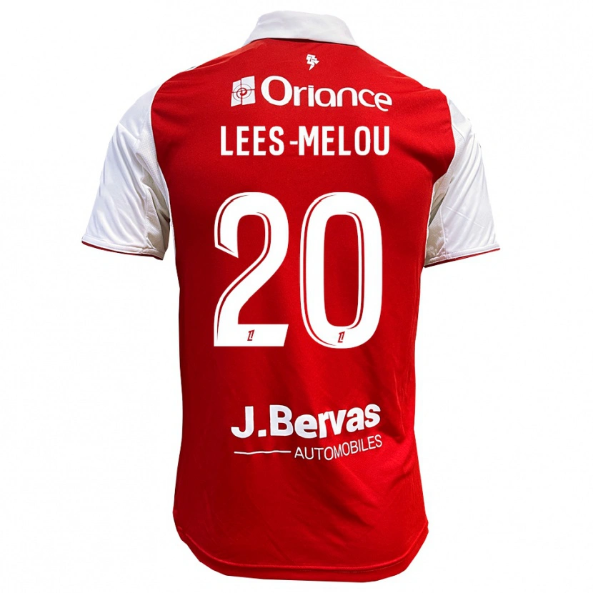 Danxen Męski Pierre Lees-Melou #20 Czerwono-Biały Domowa Koszulka 2025/26 Koszulki Klubowe