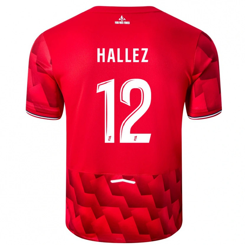 Danxen Męski Alexis Hallez #12 Czerwono-Biały Domowa Koszulka 2025/26 Koszulki Klubowe