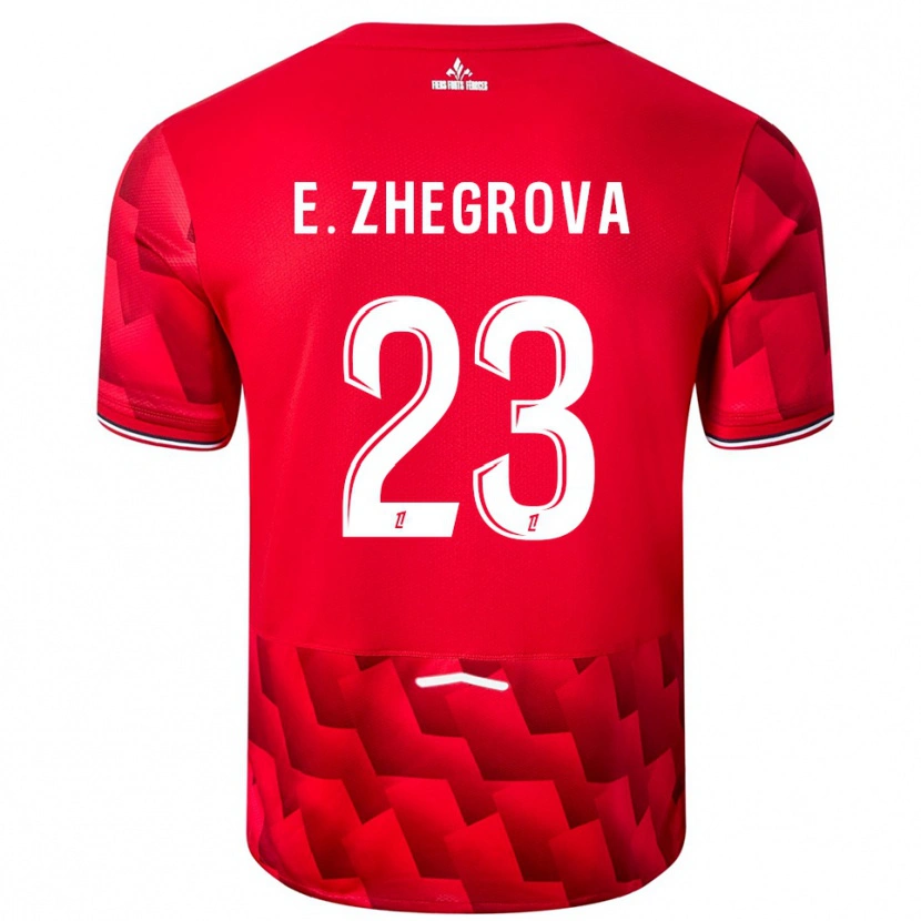 Danxen Męski Edon Zhegrova #23 Czerwono-Biały Domowa Koszulka 2025/26 Koszulki Klubowe