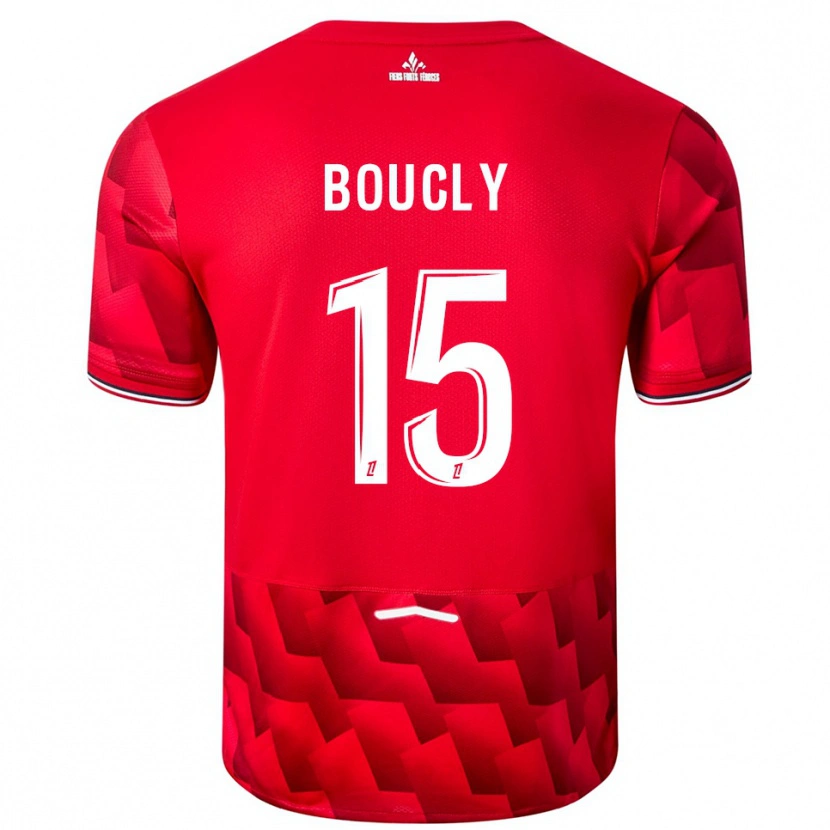 Danxen Męski Maite Boucly #15 Czerwono-Biały Domowa Koszulka 2025/26 Koszulki Klubowe