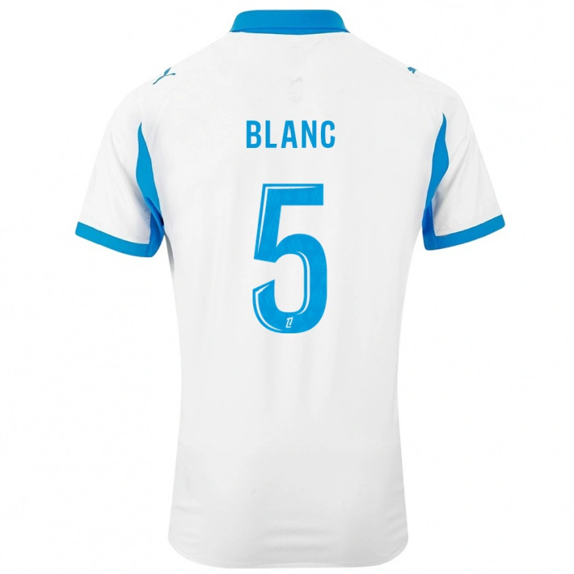Danxen Męski Amandine Blanc #5 Biało-Błękitny Domowa Koszulka 2025/26 Koszulki Klubowe