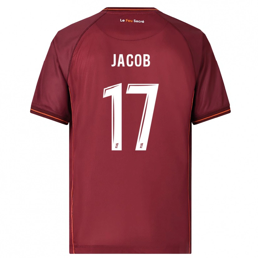 Danxen Męski Lisa Jacob #17 Bordowo-Biały Domowa Koszulka 2025/26 Koszulki Klubowe
