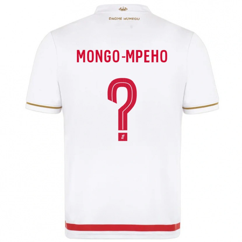 Danxen Męski Djordan Mongo-Mpeho #0 Czerwono-Biały Domowa Koszulka 2025/26 Koszulki Klubowe