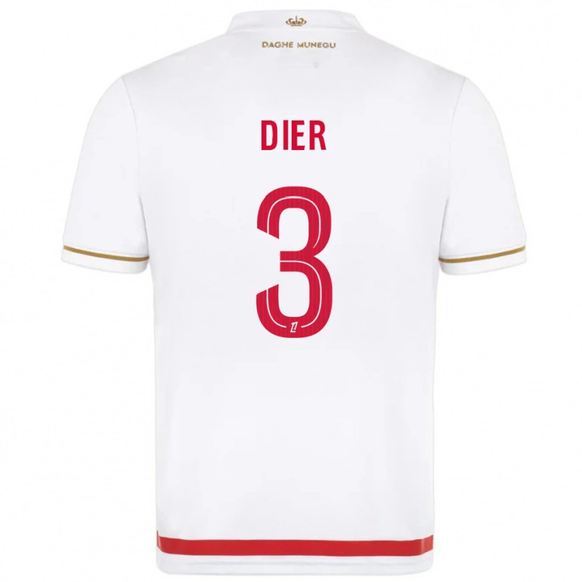 Danxen Męski Eric Dier #3 Czerwono-Biały Domowa Koszulka 2025/26 Koszulki Klubowe