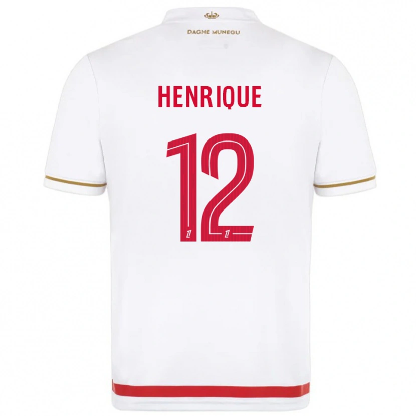 Danxen Męski Caio Henrique #12 Czerwono-Biały Domowa Koszulka 2025/26 Koszulki Klubowe