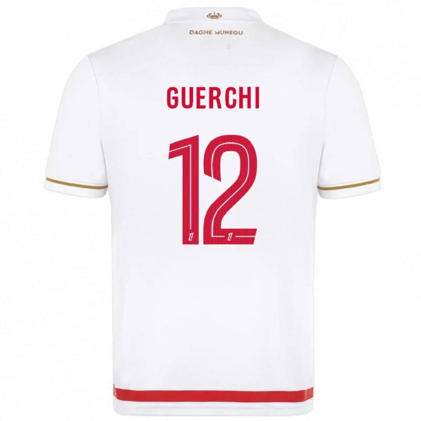Danxen Męski Wassim Guerchi #12 Czerwono-Biały Domowa Koszulka 2025/26 Koszulki Klubowe
