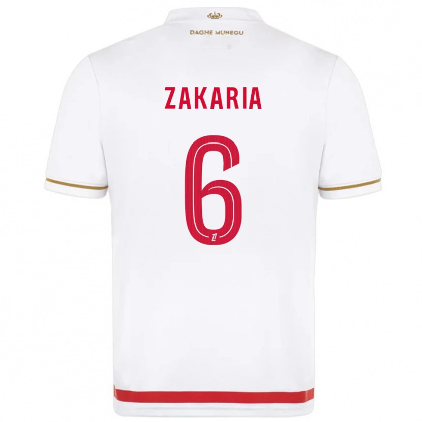 Danxen Męski Denis Zakaria #6 Czerwono-Biały Domowa Koszulka 2025/26 Koszulki Klubowe