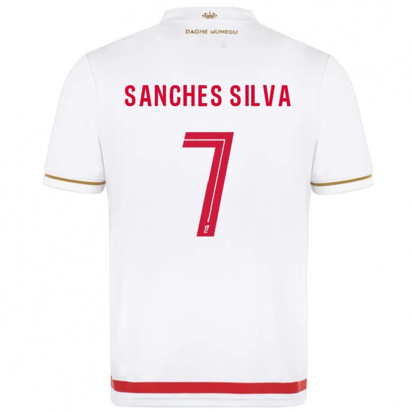 Danxen Męski Jordy Sanches Silva #7 Czerwono-Biały Domowa Koszulka 2025/26 Koszulki Klubowe