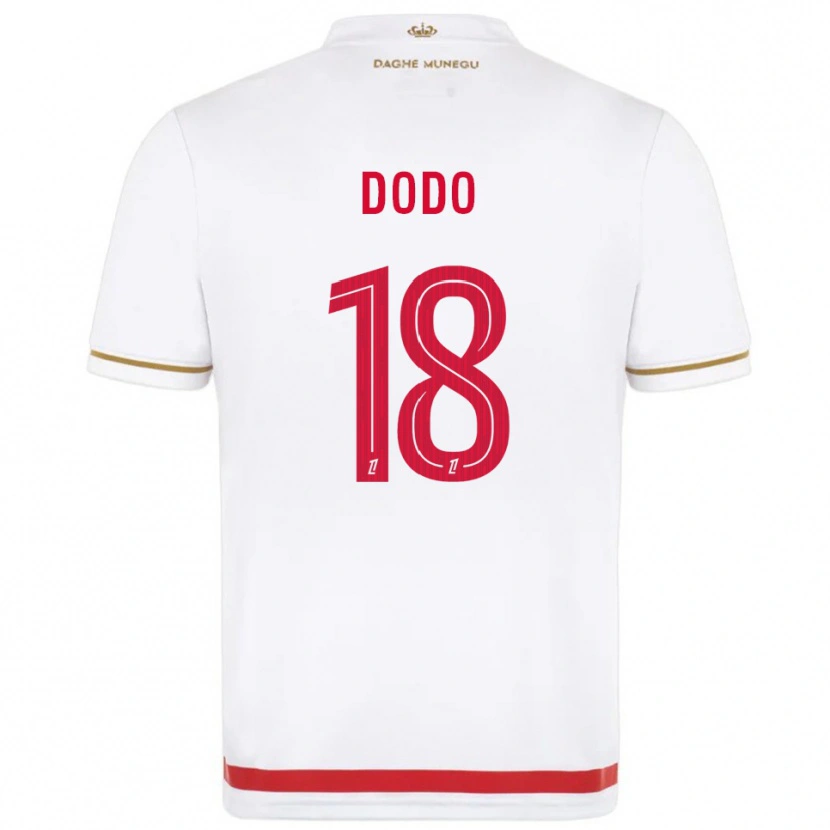 Danxen Męski Yannick Dodo #18 Czerwono-Biały Domowa Koszulka 2025/26 Koszulki Klubowe