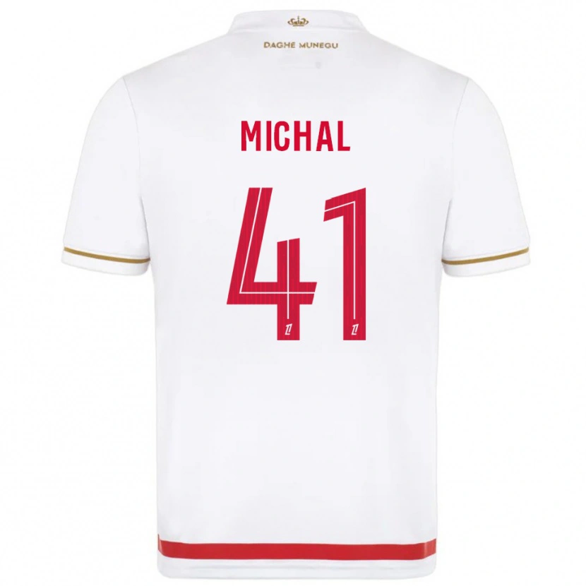 Danxen Męski Lucas Michal #41 Czerwono-Biały Domowa Koszulka 2025/26 Koszulki Klubowe