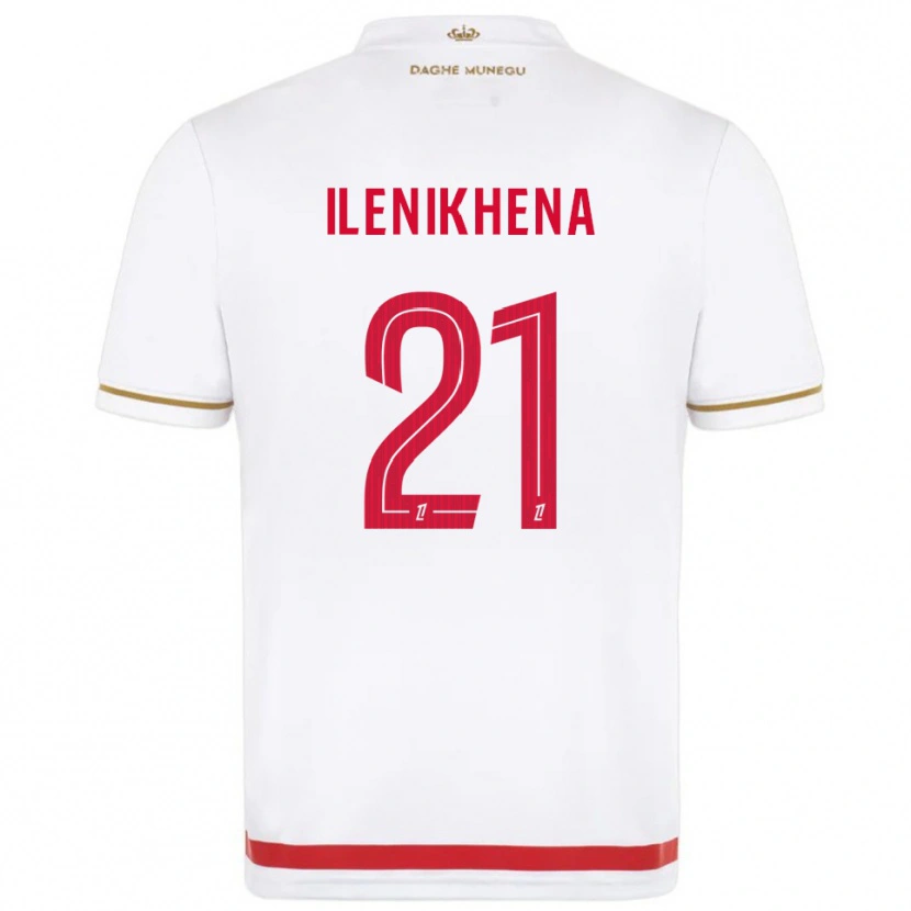 Danxen Męski George Ilenikhena #21 Czerwono-Biały Domowa Koszulka 2025/26 Koszulki Klubowe