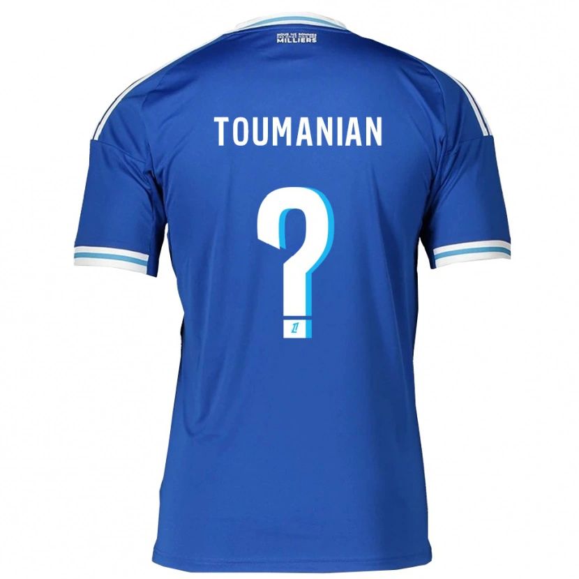 Danxen Męski Anthony Toumanian #0 Niebiesko-Biały Domowa Koszulka 2025/26 Koszulki Klubowe
