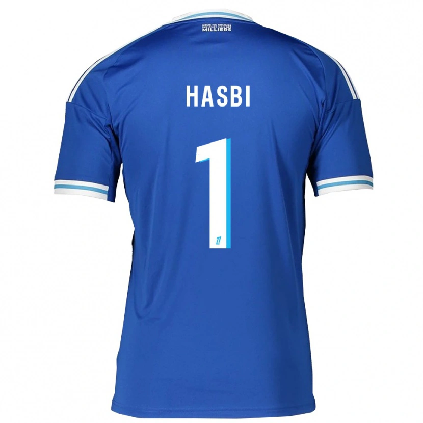 Danxen Męski Walid Hasbi #1 Niebiesko-Biały Domowa Koszulka 2025/26 Koszulki Klubowe