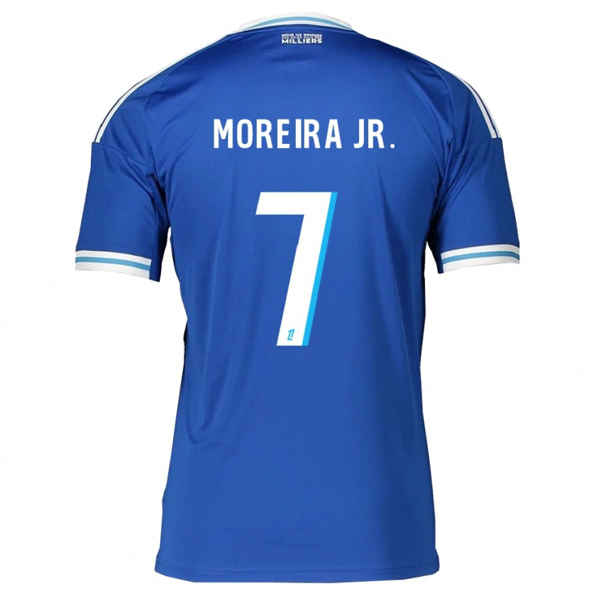 Danxen Męski Diego Moreira #7 Niebiesko-Biały Domowa Koszulka 2025/26 Koszulki Klubowe