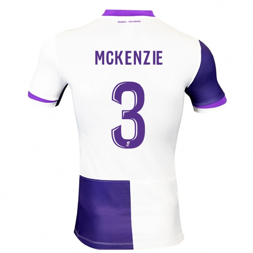 Danxen Męski Mark Mckenzie #3 Fioletowo-Biały Domowa Koszulka 2025/26 Koszulki Klubowe