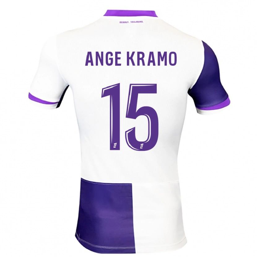 Danxen Męski Marie Ange Kramo #15 Fioletowo-Biały Domowa Koszulka 2025/26 Koszulki Klubowe