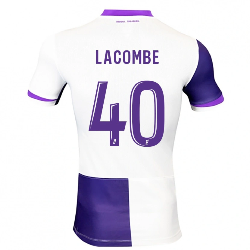 Danxen Męski Justin Lacombe #40 Fioletowo-Biały Domowa Koszulka 2025/26 Koszulki Klubowe