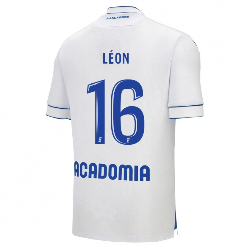 Danxen Męski Donovan Léon #16 Biało-Niebieski Domowa Koszulka 2025/26 Koszulki Klubowe