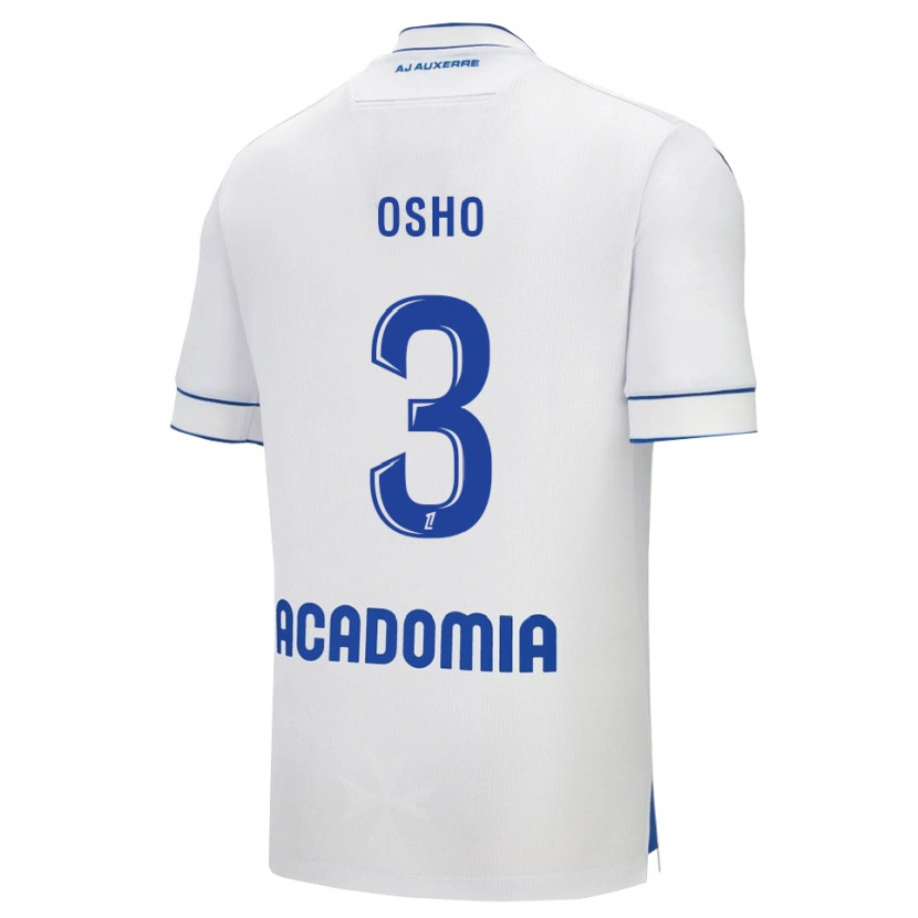 Danxen Męski Gabriel Osho #3 Biało-Niebieski Domowa Koszulka 2025/26 Koszulki Klubowe
