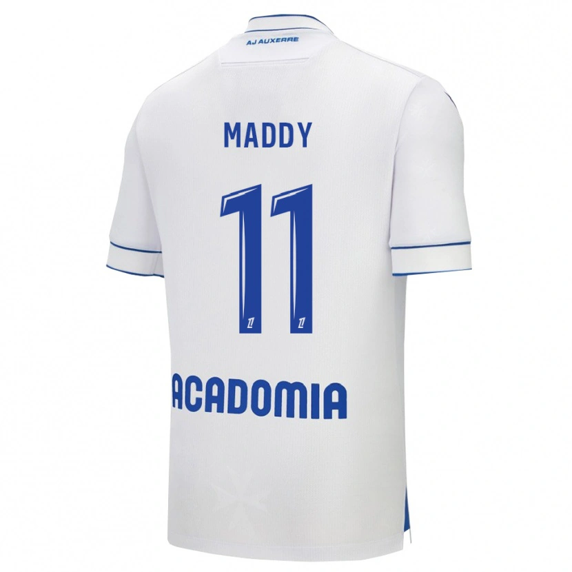Danxen Męski Eros Maddy #11 Biało-Niebieski Domowa Koszulka 2025/26 Koszulki Klubowe