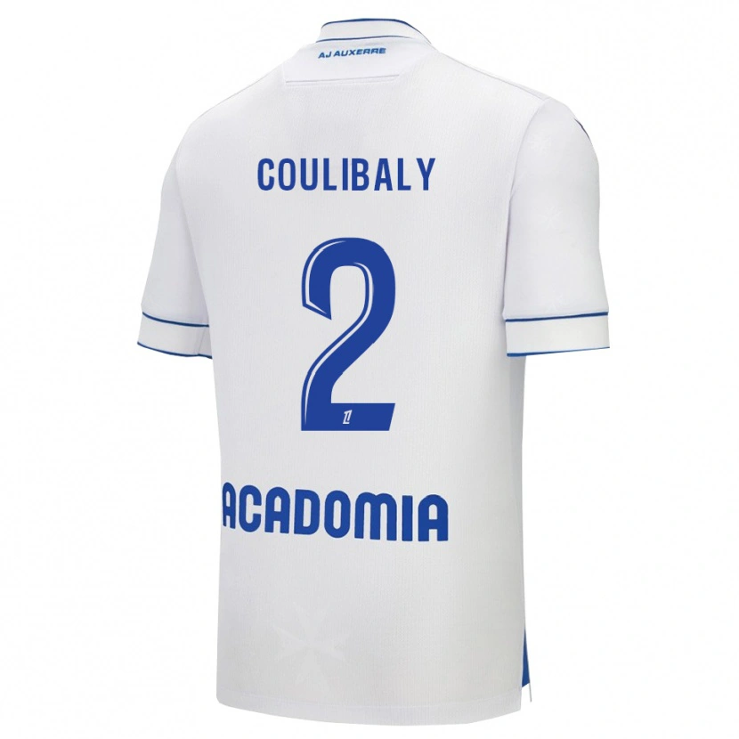 Danxen Męski Mohamed Coulibaly #2 Biało-Niebieski Domowa Koszulka 2025/26 Koszulki Klubowe