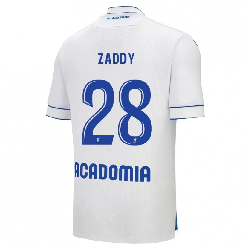 Danxen Męski Yvan Zaddy #28 Biało-Niebieski Domowa Koszulka 2025/26 Koszulki Klubowe