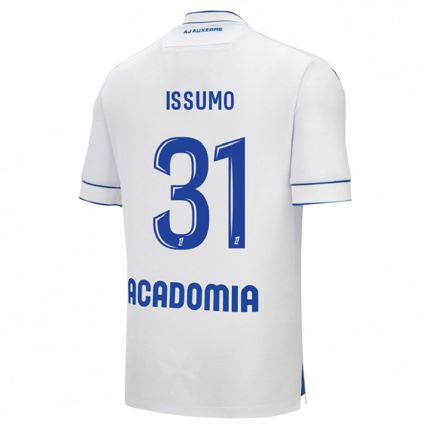 Danxen Męski Aaron Issumo #31 Biało-Niebieski Domowa Koszulka 2025/26 Koszulki Klubowe