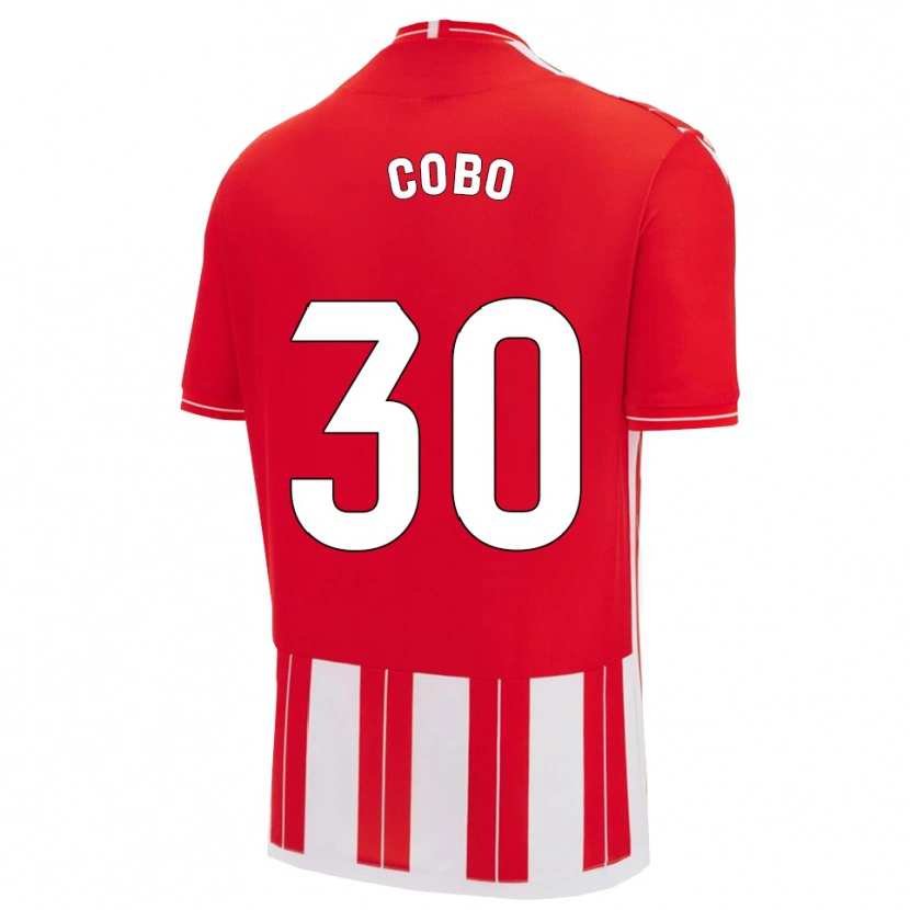 Danxen Męski Marco Cobo #30 Czerwono-Biały Domowa Koszulka 2025/26 Koszulki Klubowe