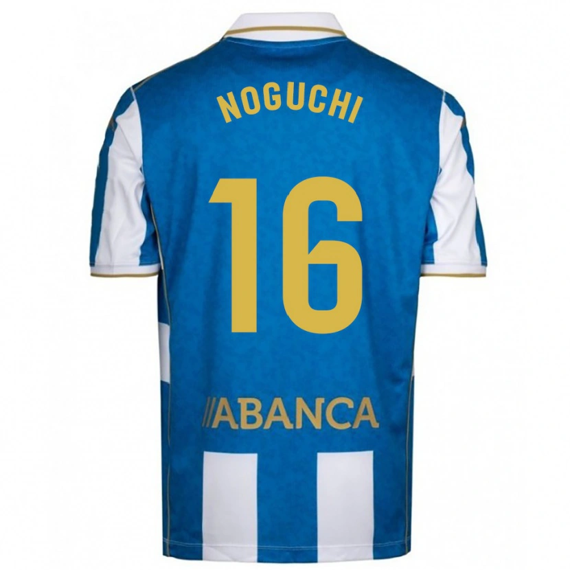 Danxen Męski Ayaka Noguchi #16 Biało-Niebieski Domowa Koszulka 2025/26 Koszulki Klubowe