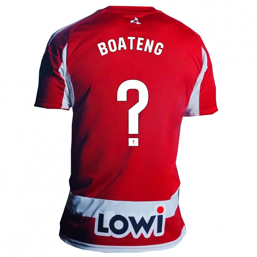 Danxen Męski Robin Boateng #0 Czerwono-Biały Domowa Koszulka 2025/26 Koszulki Klubowe