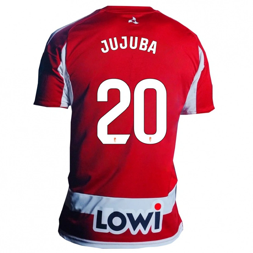 Danxen Męski Juliana Cardozo Paulino #20 Czerwono-Biały Domowa Koszulka 2025/26 Koszulki Klubowe