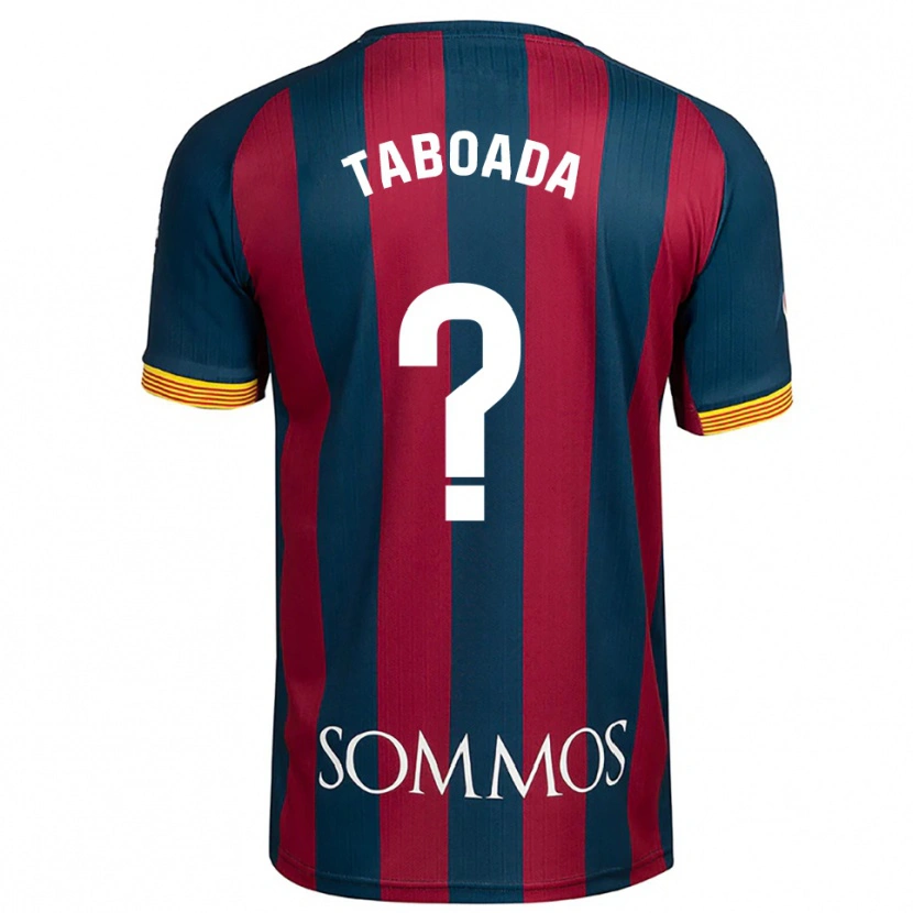 Danxen Męski Héctor Taboada #0 Granatowo-Czerwony Domowa Koszulka 2025/26 Koszulki Klubowe
